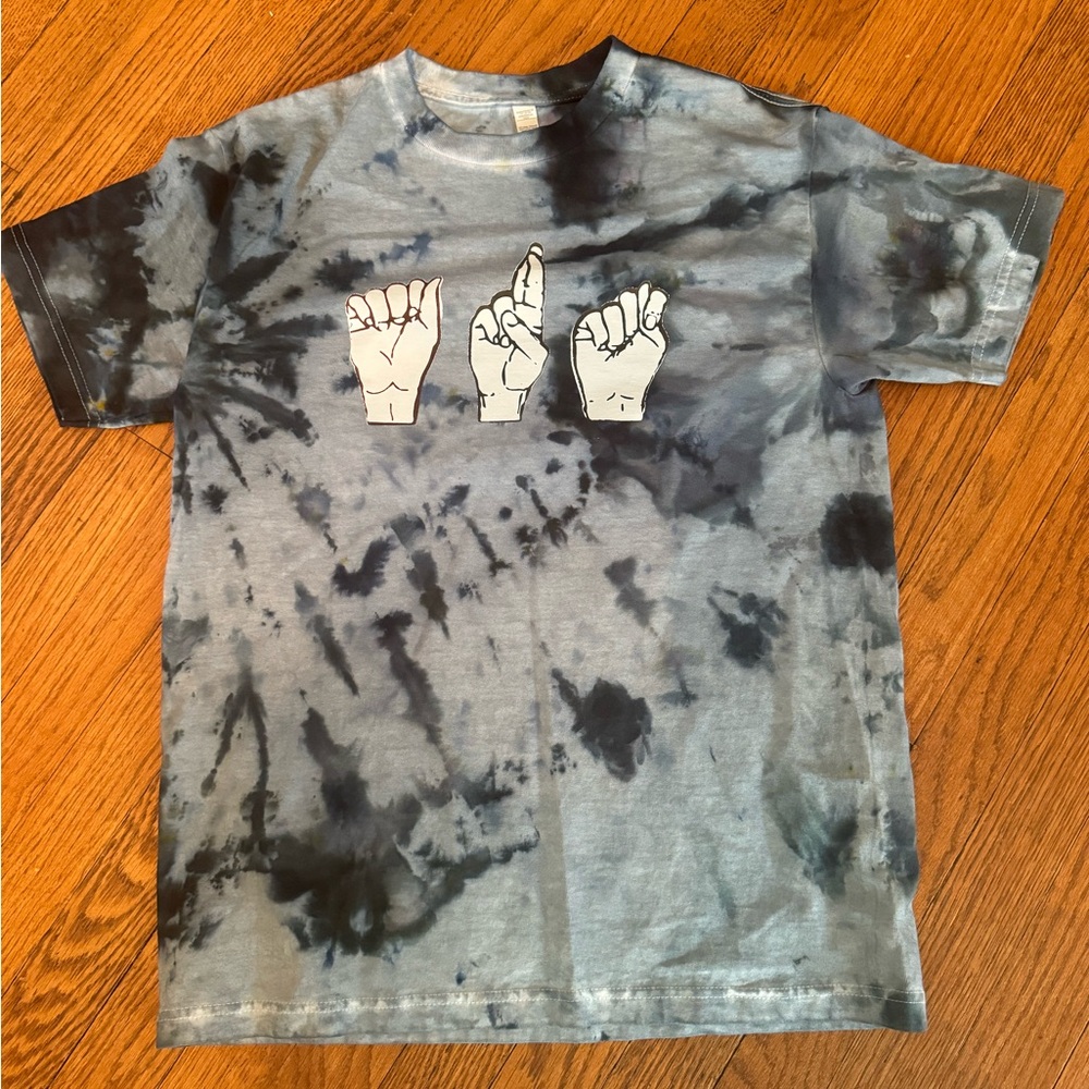 Hand dyed ASL “ART” Tee